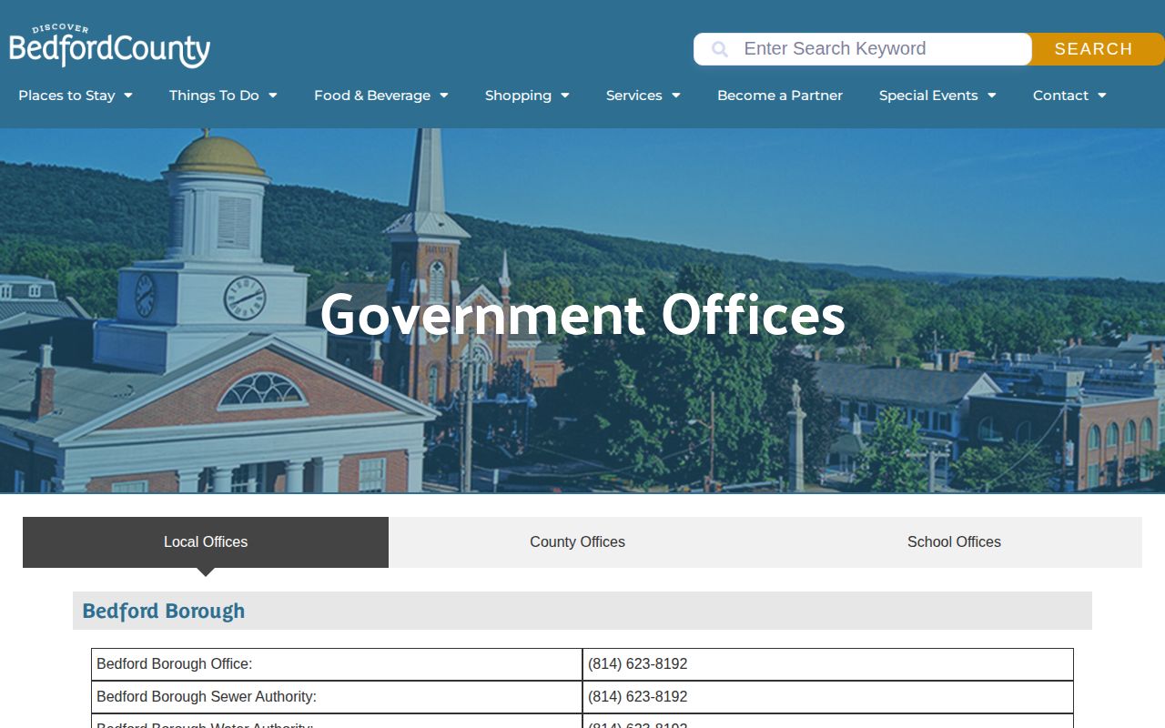 Saxton Borough Police Bedford County arrest record contact source